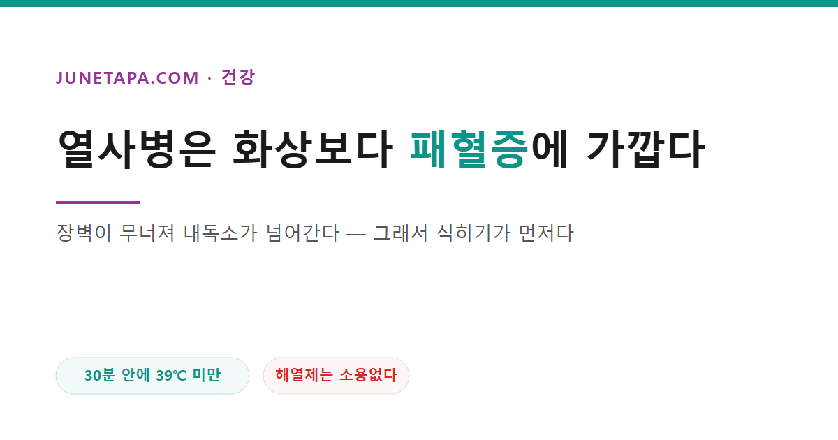 폭염 속 내리쬐는 강한 햇빛과 열기