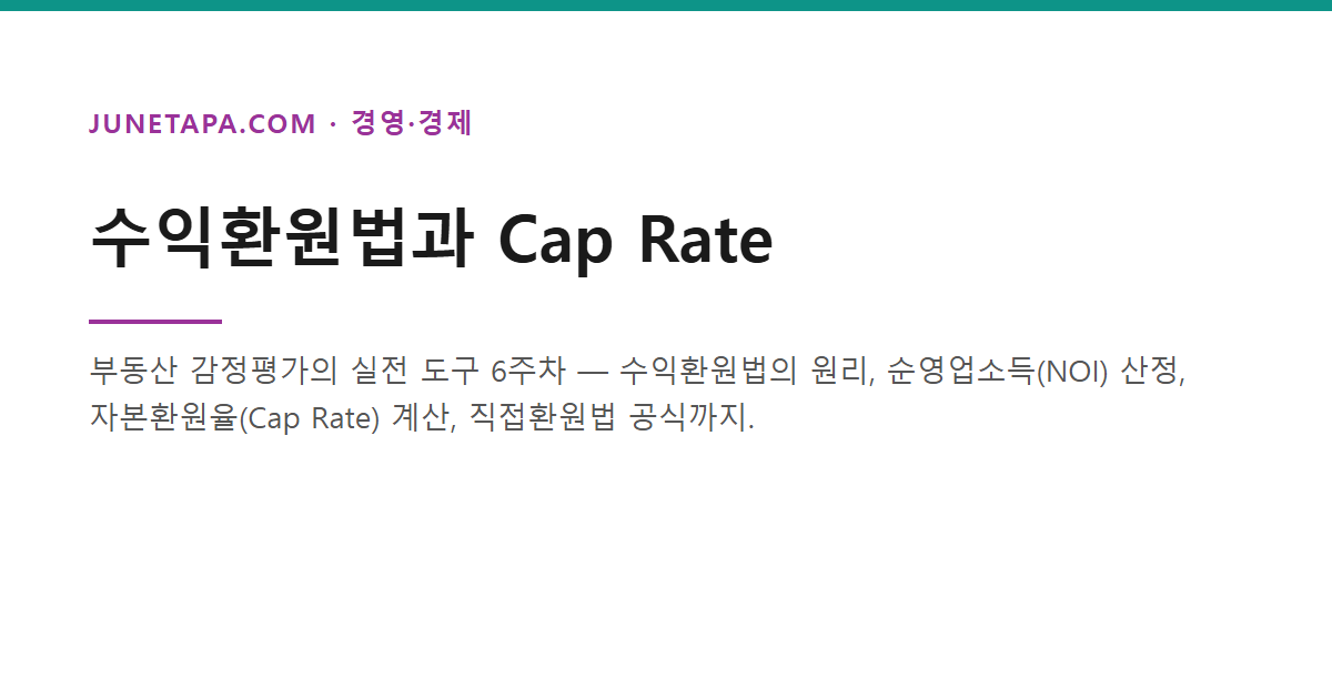 수익환원법